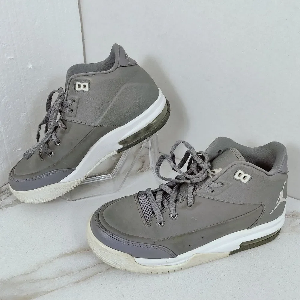 Nike Youth Jordan Flight Origin 3 'Cool Grey' Basketball Sneakers, 4.5Y